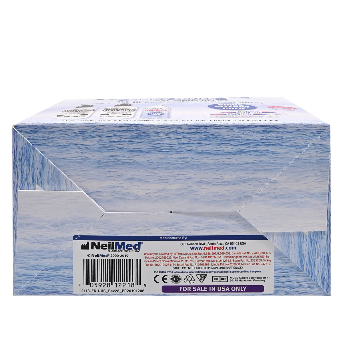 NeilMed - 洗鼻沖洗套件 + 洗鼻噴霧 75ml + 250包鹽粉 套裝(平行進口) (22185)