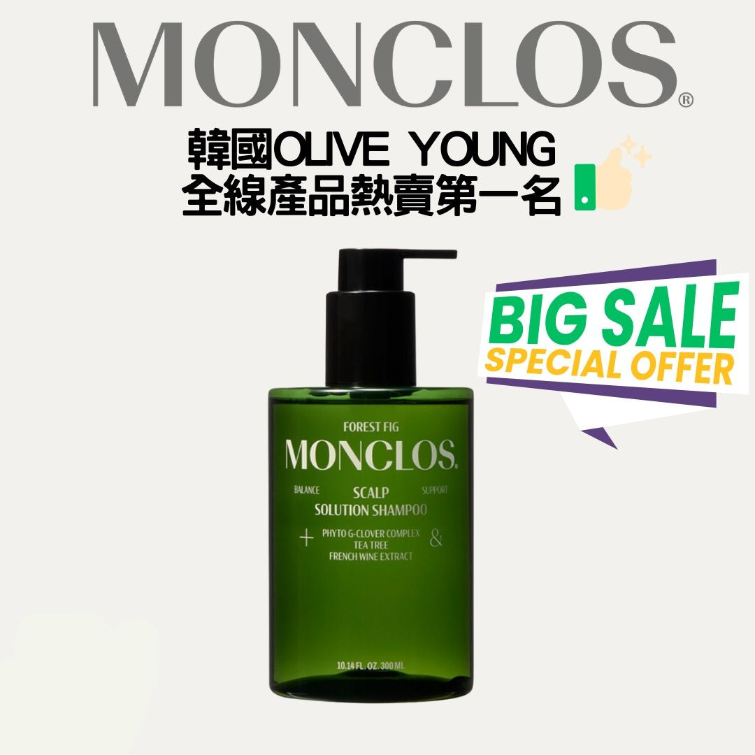 monclos - 韓國熱賣-頭皮護理洗髮水300ml (香港行貨) (40336)