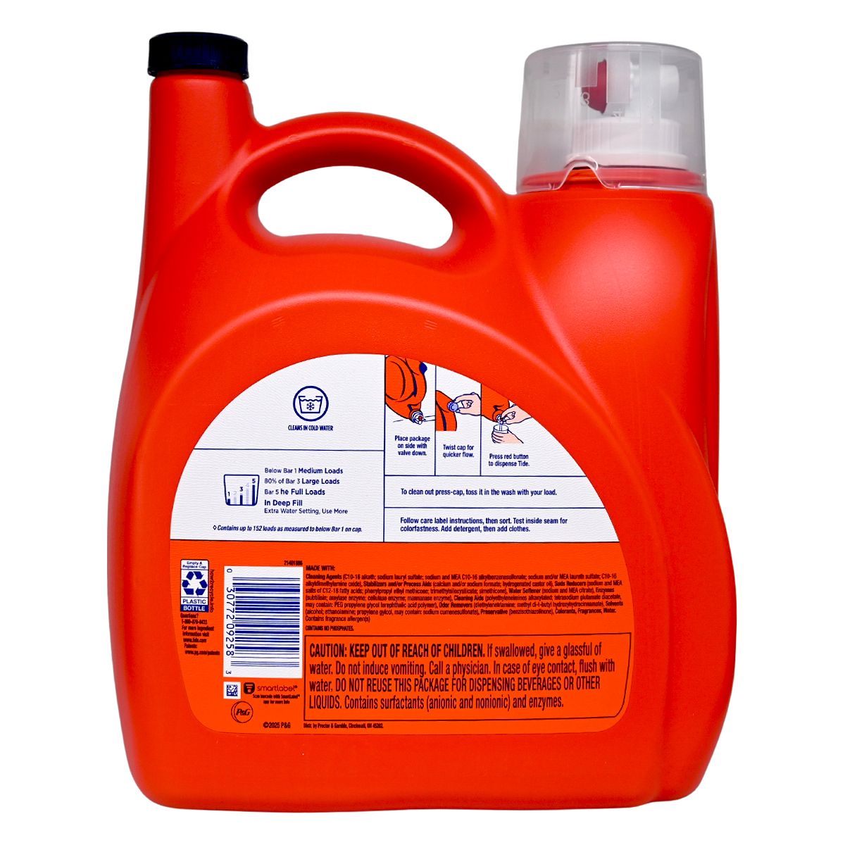 汰漬 - Tide 超濃縮HE洗衣液 5.02 L (152Loads) (平行進口) (92583)