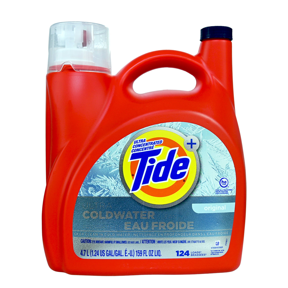Tide 汰漬-超濃縮冷水潔淨洗衣液 4.7L（124次) (平行進口) (03729)