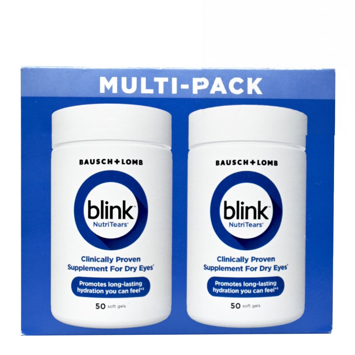 Bausch + Lomb Blink NutriTears乾眼症補充劑 [50粒x 2] 底 Eye Supplement 圖1