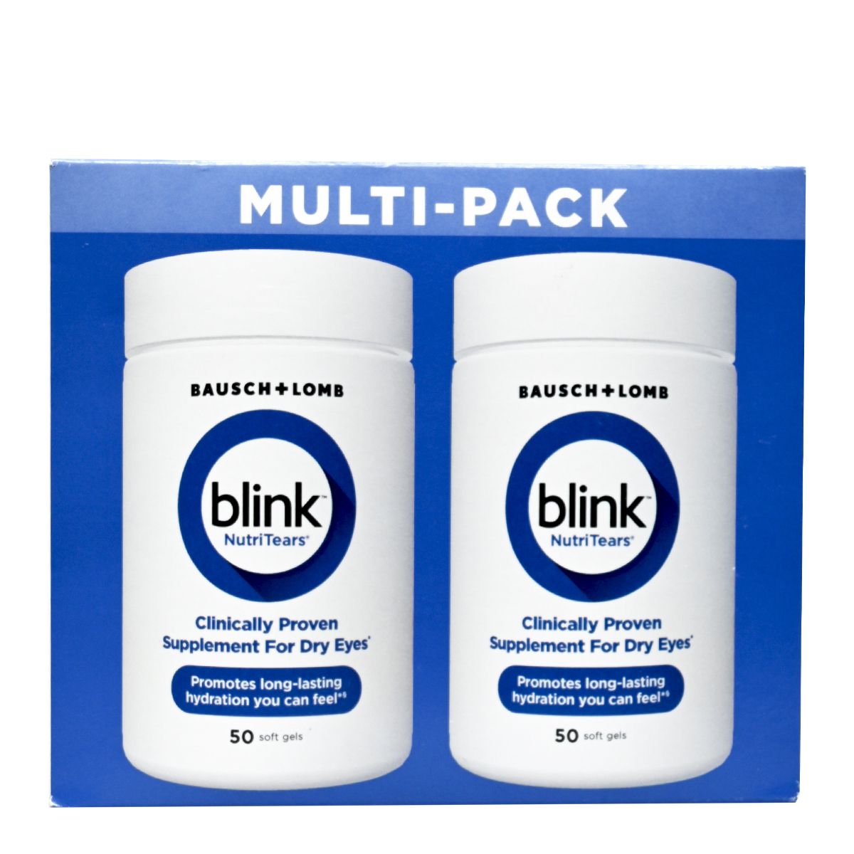 Bausch + Lomb Blink NutriTears乾眼症補充劑 [50粒x 2] 底 Eye Supplement 圖2