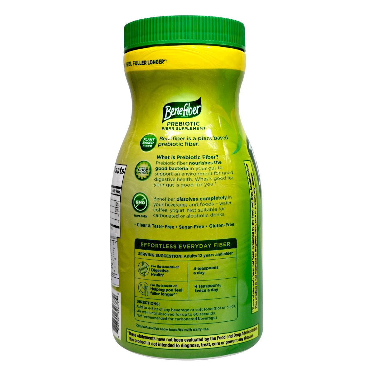 Benefiber 益生元纖維補充劑 820克(205份)食用日期2027年9月底 Digestive 圖3