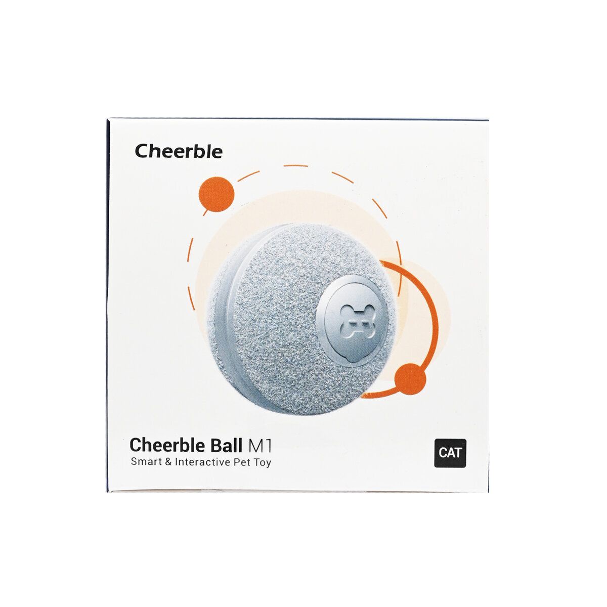 Cheerble - [灰色] 智能互動寵物玩具球 M1 [平行進口] [06909]