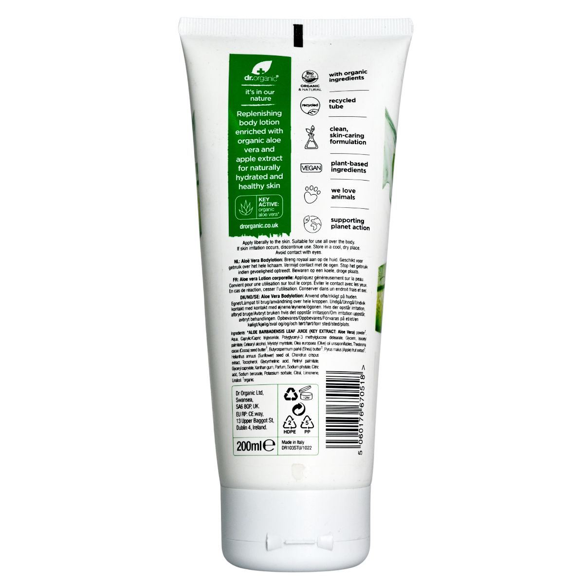 dr.organic 有機蘆薈身體保濕乳液200ml Body Lotion Body Lotion 圖2