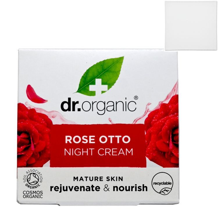 dr.organic 有機玫瑰油保濕修護晚霜 50ml Night Cream Night Cream Moisturizing Night Cream 圖1