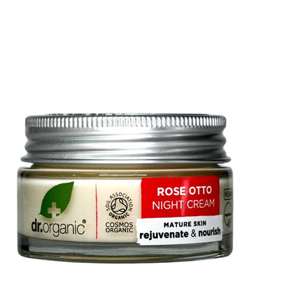 dr.organic 有機玫瑰油保濕修護晚霜 50ml Night Cream Night Cream Moisturizing Night Cream 圖2