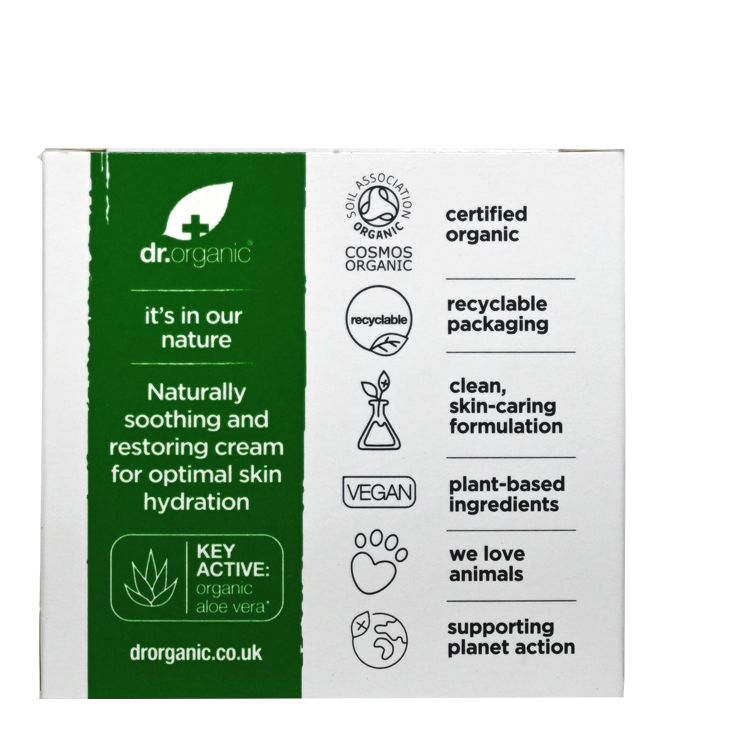 dr.organic 有機蘆薈保濕修護霜50ml Day & Night Cream Day & Night Cream Moisturizing Day & Night Cream 圖4