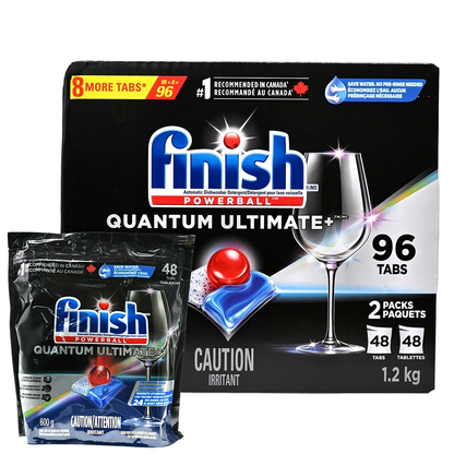 亮碟 - Finish【96粒超值裝】洗碗機 量子強效洗碗凝珠 QUANTUM主動提升技術 1.2kg (平行進口) (98722)