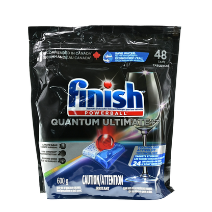 亮碟 - Finish【96粒超值裝】洗碗機 量子強效洗碗凝珠 QUANTUM主動提升技術 1.2kg (平行進口) (98722)