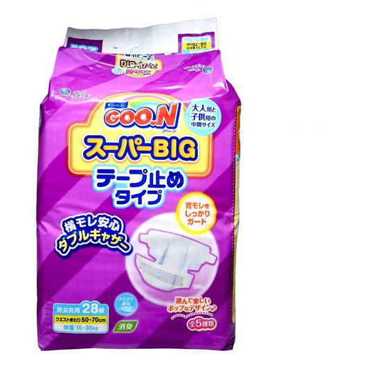Goo.N [X1]本 紙尿片XXXL 28片X 1包 [15-35kg] Diapers XXL Size 圖1