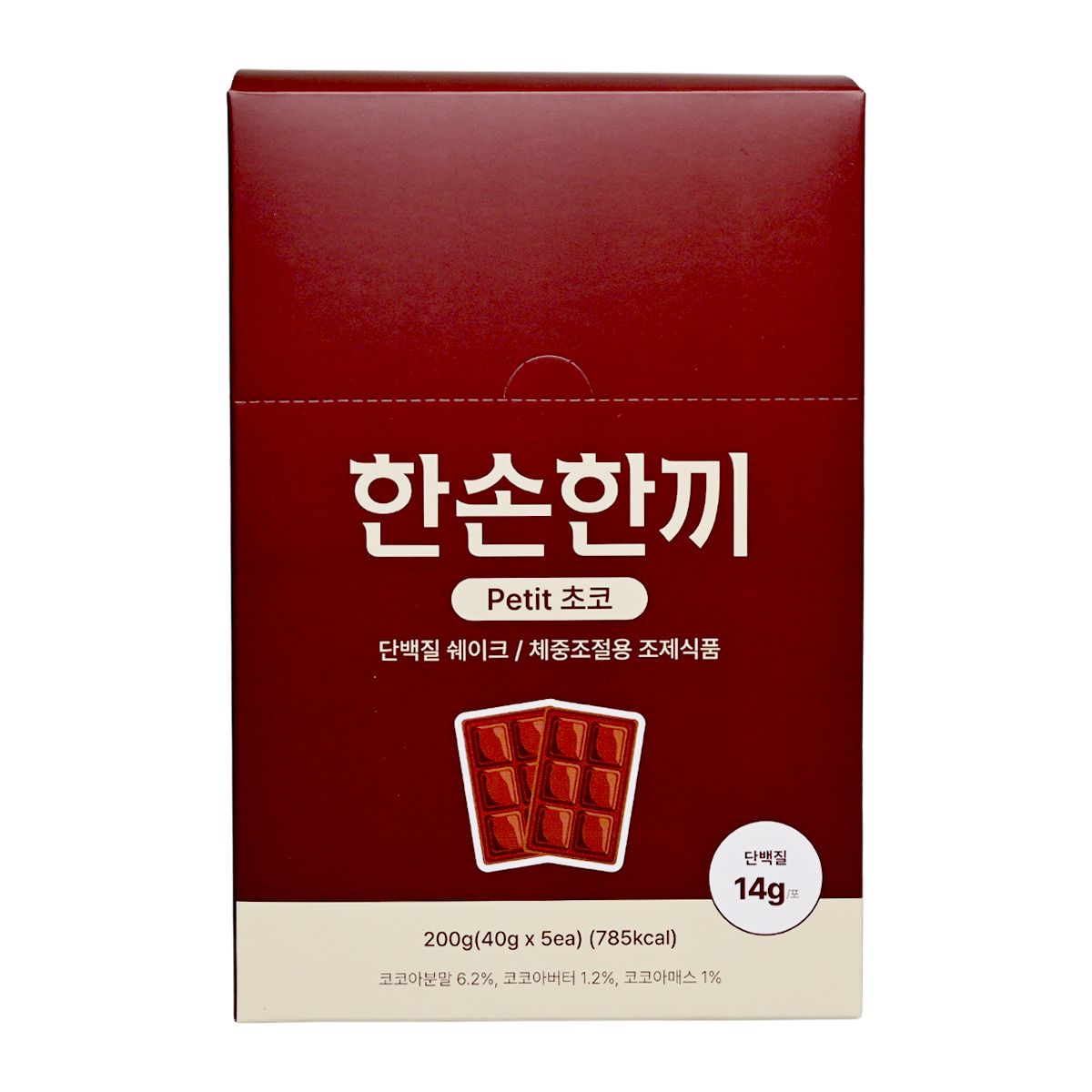 Renew-phy - Grabmeal高蛋白瘦身奶昔 [朱古力味] 40g X 5小包 BBF:2027年10月1日(46987)
