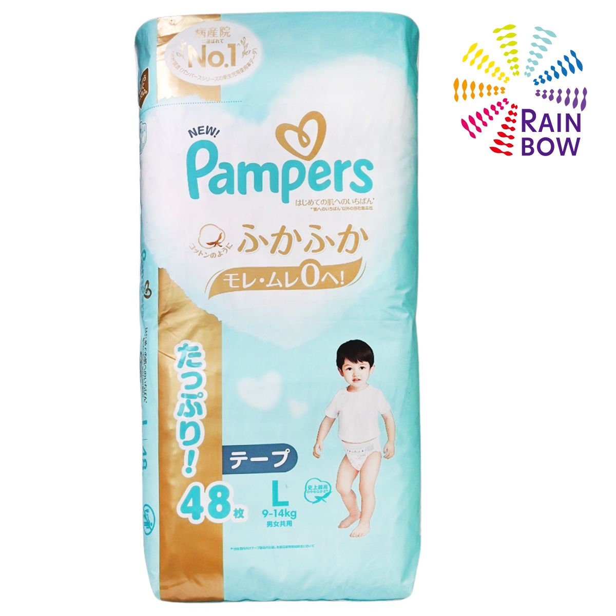 Pampers - [原箱] 日本進口 Ichiban 尿片 大碼 L48片X3包 (平行進口)
