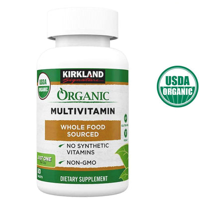 Kirkland Signature - USDA認證有機綜合維他命80粒 EXP :2026年10月底 (平行進口) (50209)