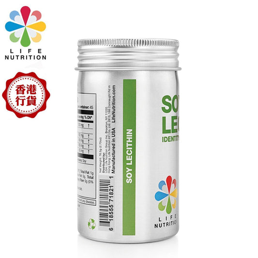 LIFE NUTRITION 樂怡善 - 大豆卵磷脂 (90粒)[718211] EXP:2027年10月