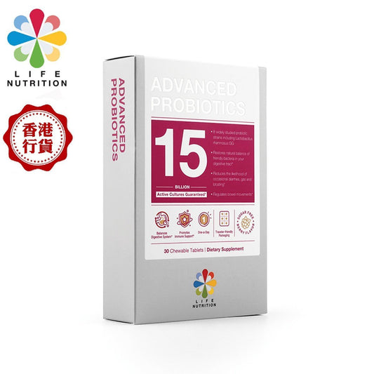 LIFE NUTRITION 樂怡善 - 全效益生菌 (30粒)[718464] 此日期前最佳:2027年9月