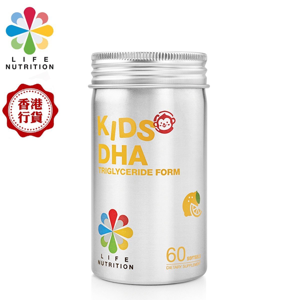 LIFE NUTRITION 樂怡善 - 兒童 DHA (60粒)[718457]EXP:2026年12月