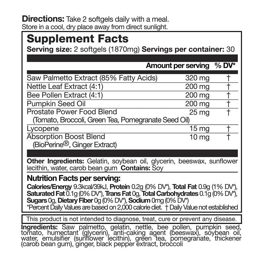 LIFE NUTRITION 樂怡善 - 活能前列補 (60粒)[718525]