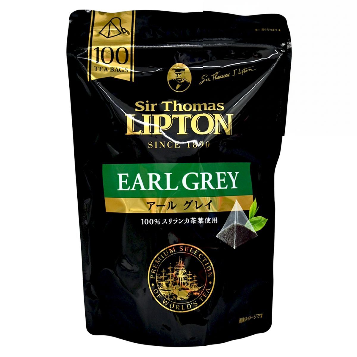 Lipton Sir Thomas伯爵紅茶 金字塔形茶包 100包 200g 底 Black Tea 圖1