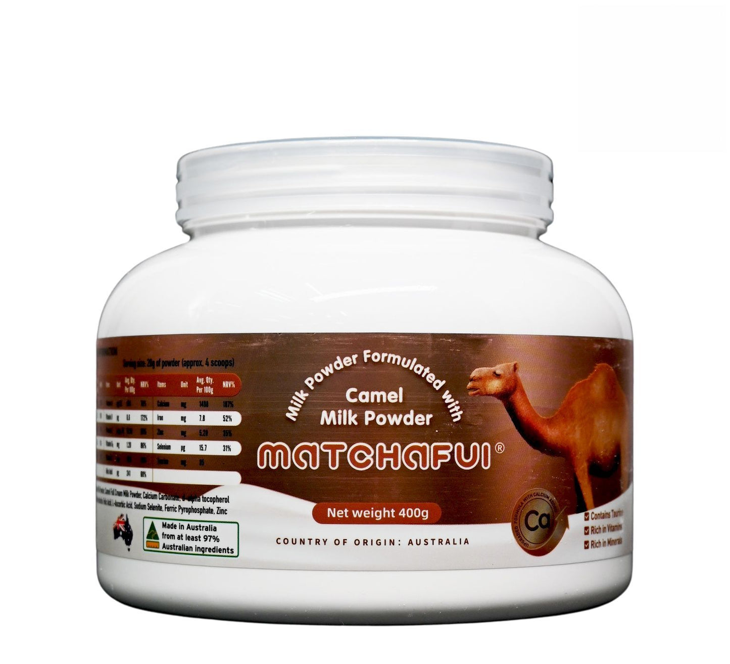 MATCHAFUL 澳洲駱駝奶粉400g 食用日期 Milk & Soy Milk Milk Powder 圖1