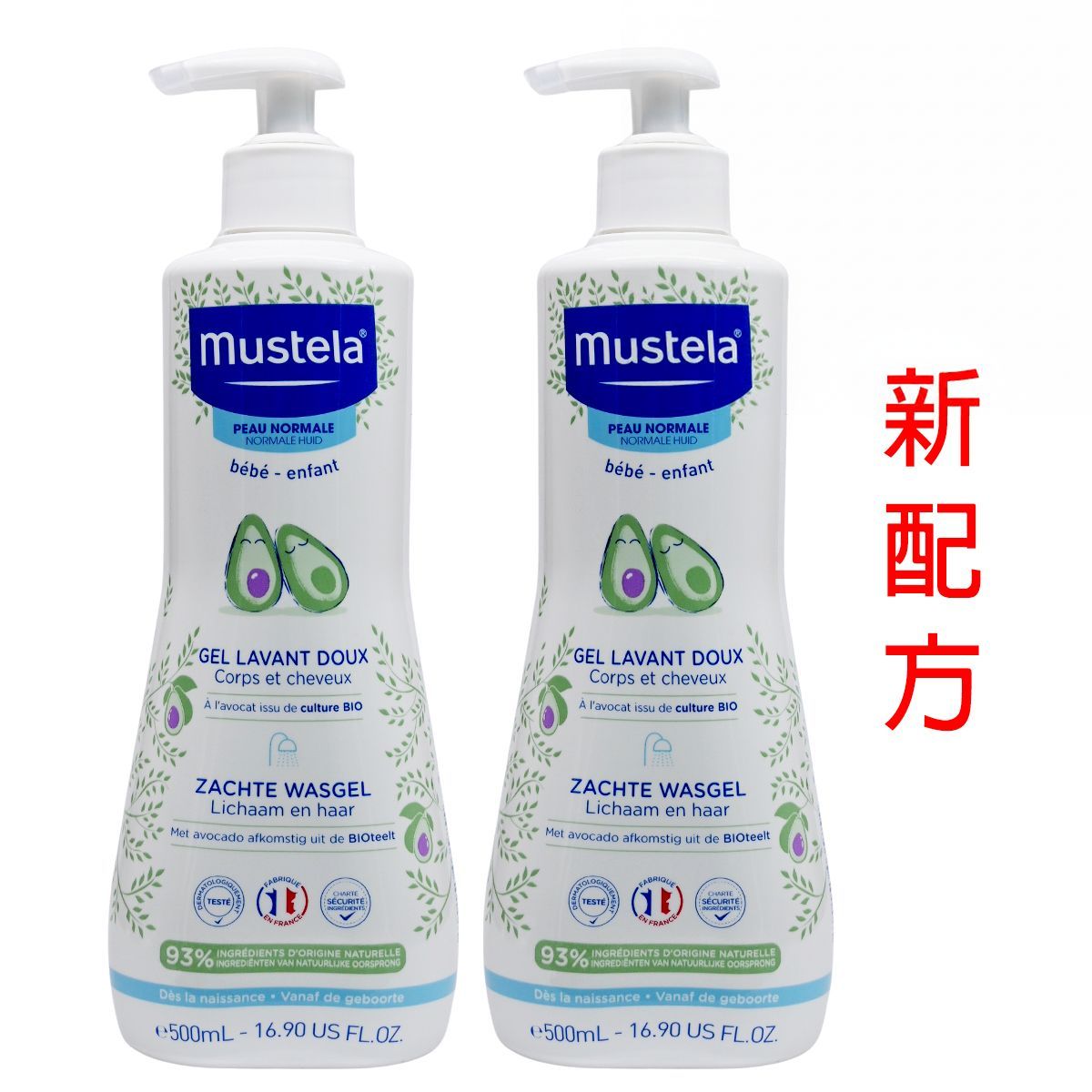 Mustela 全新配方 [X2] 髮膚沐浴啫喱500ml x2 2028 Shower Gel & Shampoos Baby Shower Gel 圖1