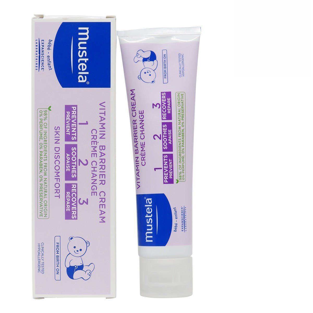 Mustela 維他命 123 換片護膚膏 100ml [ ] Nappy Creams & Lotions Nappy Cream 圖1