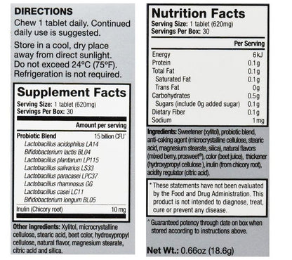 LIFE NUTRITION樂怡善 - [X2] 全效益生菌 (30粒) X2 [718464] BBF:2028年3月