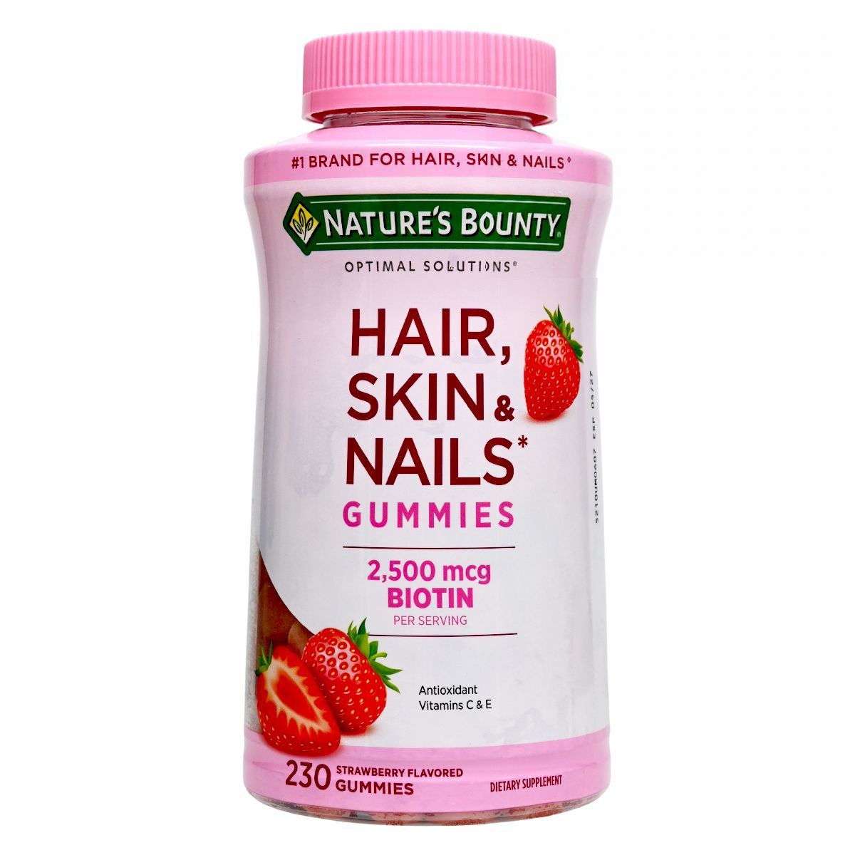 NATURE'S BOUNTY 美國 優效護髮、護膚、護甲軟糖（含生物素）230粒 底 Haircare Beauty Supplement Women Formula 圖1