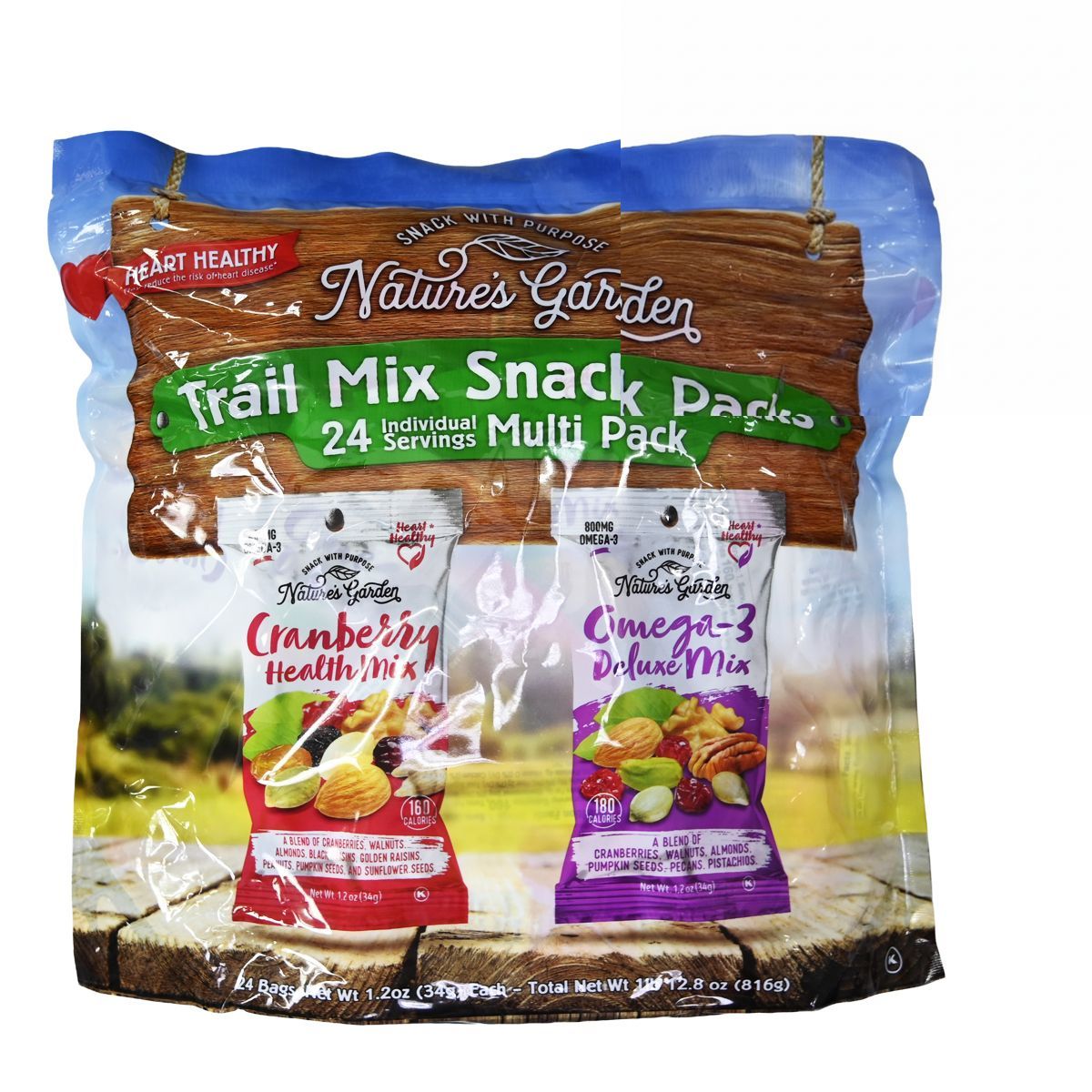 Nature's Garden 混合零食包 816 g（34 g x 24 袋) Nuts 圖1