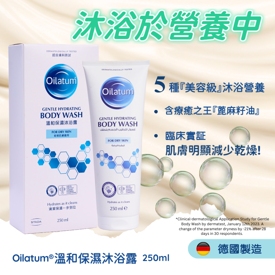 Oilatum [原裝行貨]深層療癒系列- 溫和保濕沐浴露 Body Wash 圖1
