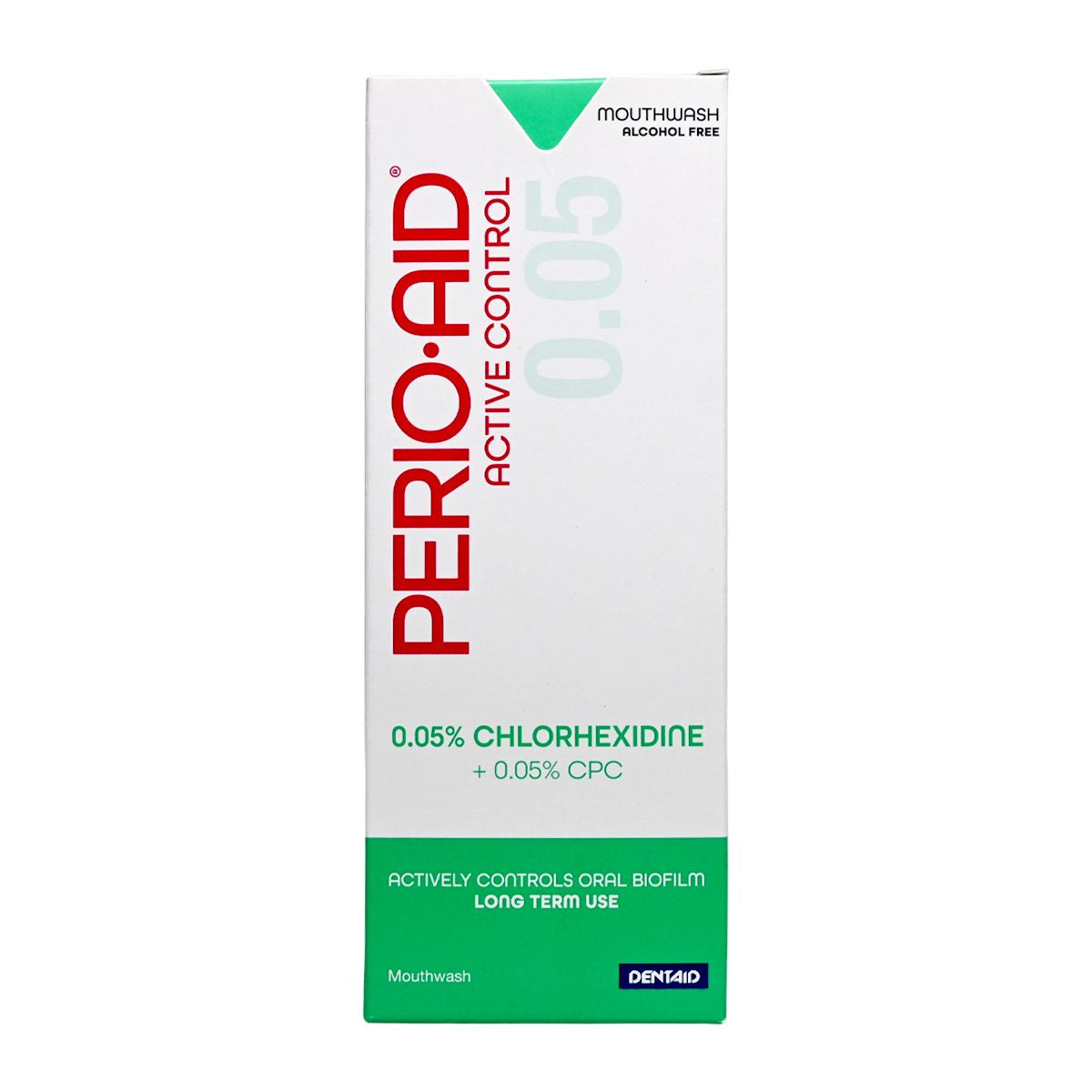 PERIO-AID AID - PERIO AID - [香港行貨]牙周加護漱口水 (0.05% CHX+ 0.05% CPC) 500ml [綠色] Mouth Rinse & Denture Cleaners Mouth Rinse & Denture Cleaners 圖1
