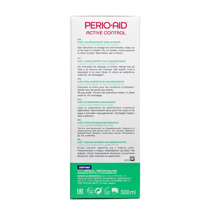 PERIO-AID AID - PERIO AID - [香港行貨]牙周加護漱口水 (0.05% CHX+ 0.05% CPC) 500ml [綠色] Mouth Rinse & Denture Cleaners Mouth Rinse & Denture Cleaners 圖2