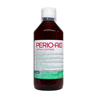 PERIO-AID AID - PERIO AID - [香港行貨]牙周加護漱口水 (0.05% CHX+ 0.05% CPC) 500ml [綠色] Mouth Rinse & Denture Cleaners Mouth Rinse & Denture Cleaners 圖4