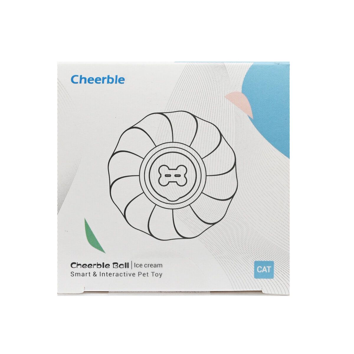 Cheerble - [草莓粉紅] 智能互動寵物玩具球 M1 [平行進口] [04066]