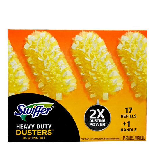 Swiffer - 重型除塵器 除塵套件 [1個手把 + 17個補充裝] (平行進口) (46920)