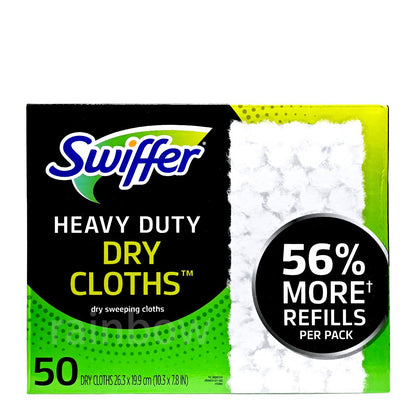 Swiffer - 掃地乾地吸塵清潔布 50張 (平行進口) (45491)