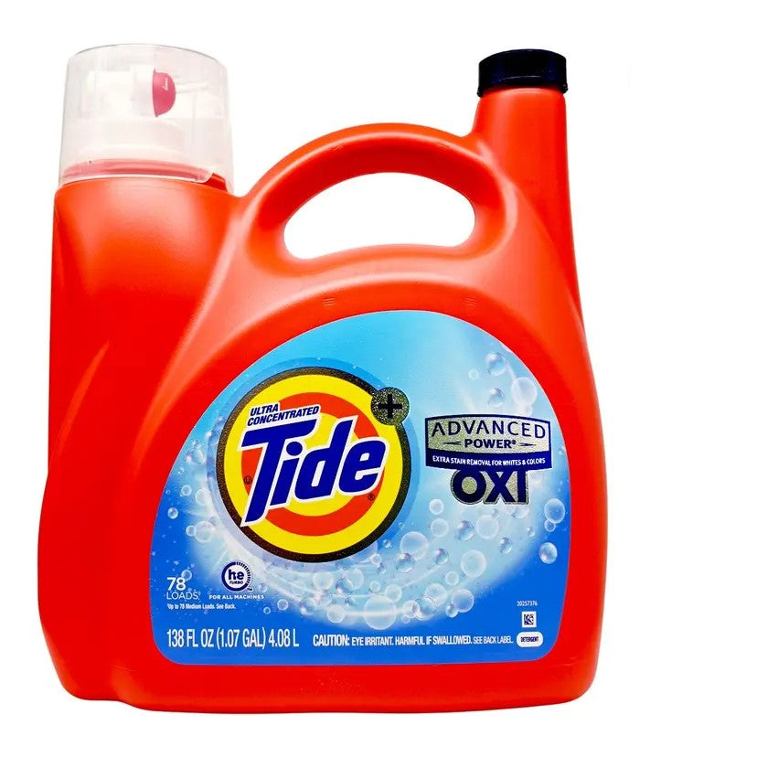 Tide 汰漬 -Tide 超濃縮高效潔白OXI液體洗衣液 4.08L (78次) (29319) (平行進口)