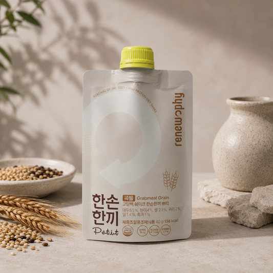 Renew-phy-Grabmeal高蛋白瘦身奶昔 [穀物口味] 5包 x 40g [200g] (46970)