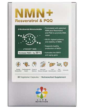LIFE NUTRITION 樂怡善 - NMN+ 30粒 EXP:2027年