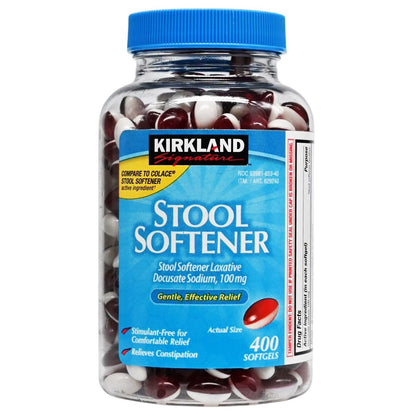 Kirkland Signature - 美國 Kirkland大便軟化劑 400粒 EXP:2028年7月底(平行進口) (29244)