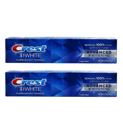 Crest - [X2]3D White 專業美白牙膏 (亮白防蛀) 美國製造 147g x2支 EXP:27年3月底(08862)(平行進口)