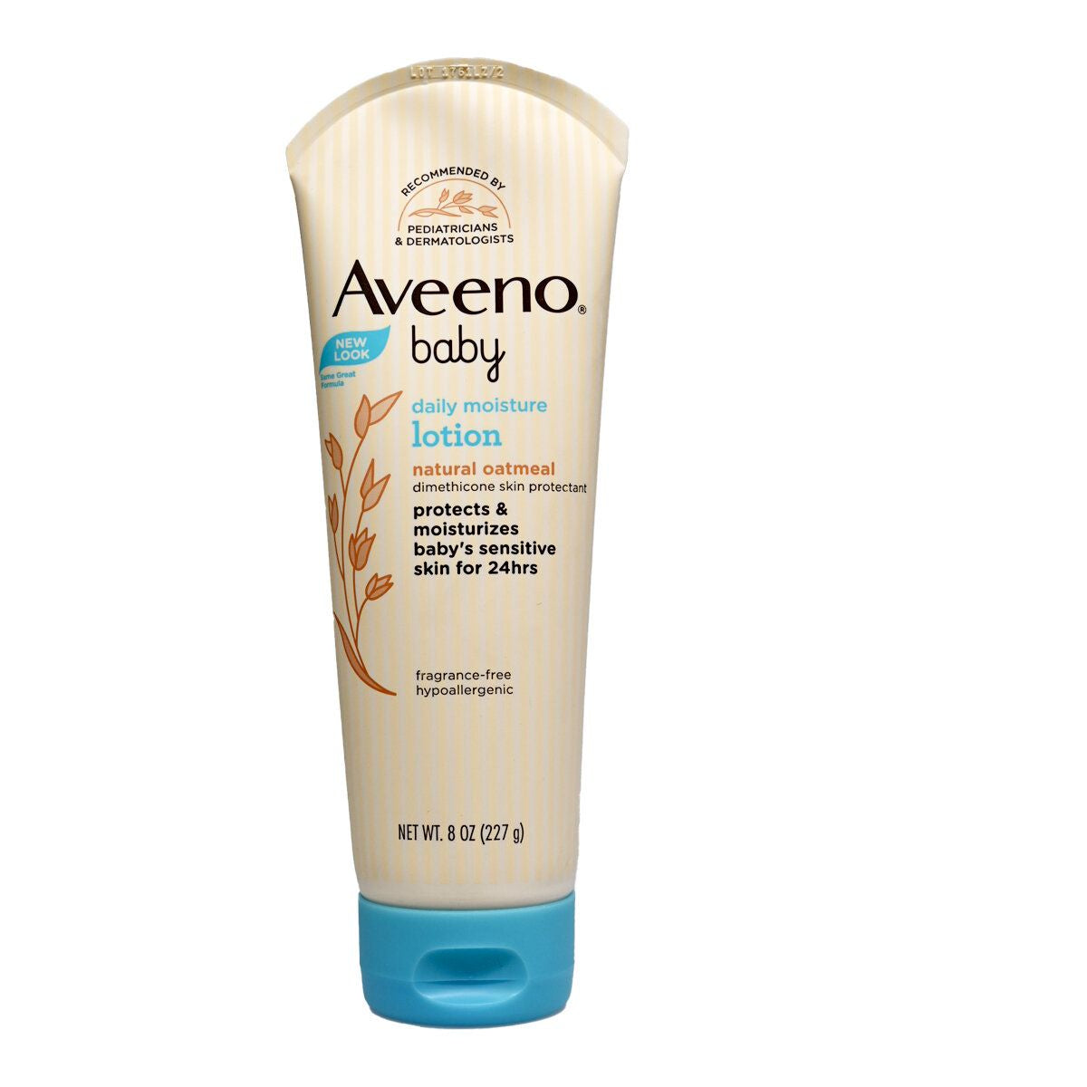 AVEENO - 嬰兒天然燕麥保濕乳 (淺藍色) 227g 有效日期 :28年10月[平行進口] (00549)
